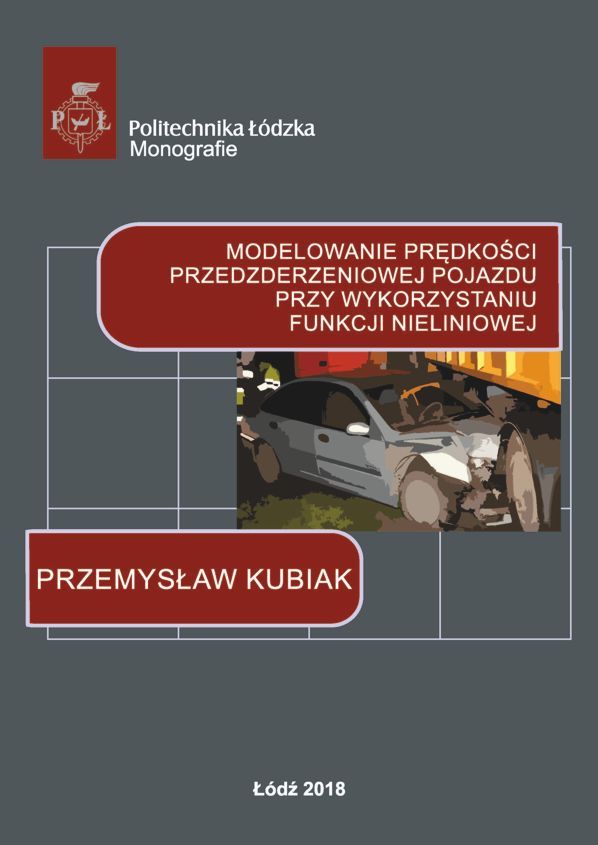 Modelowanie prędkości przedzderzeniowej pojazdu przy wykorzystaniu funkcji nieliniowej